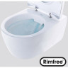 Комплект GEBERIT DUOFIX 111.300.00.5 UP320 с подвесным унитазом GEBERIT ICON RIMFREE F204060000 с сиденьем микролифт F574130000 111.300.00.53