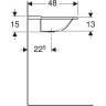 Раковина GEBERIT XENO² 140 см 500.277.00.1